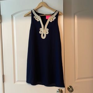 Lilly Pulitzer True Navy Cheryln Soft Shift dress